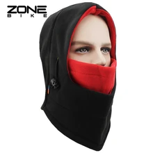 ZONEBIKE теплая спортивная зимняя маска для лица велосипедный велосипед бег тепловой ветронепроницаемый подшлемник сноуборд велосипедный шарф один размер