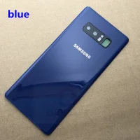 Для SAMSUNG Galaxy Note 8 N950 N950F N9500 Задняя стеклянная крышка для батареи задняя дверь чехол для корпуса для SAMSUNG Note 8 Задняя стеклянная крышка - Цвет: Синий