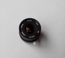 2014 Special Offer Hot Sale 10 Pieces/lot F1.2 6mm 1/3″ Cs Mount Fixed Ir Cctv Camera Lens