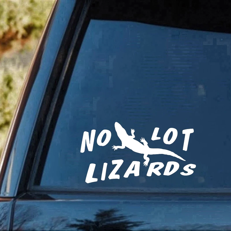 

No Lot Lizards Funny Trucker Car Truck Window Wall Laptop Vinyl Decal Sticker Car Accessories Motorcycle Helmet Car Styling