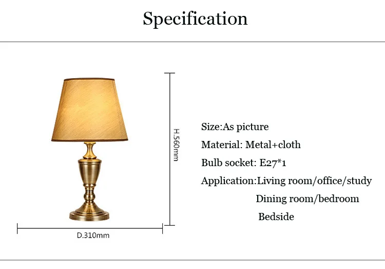 Тканевая настольная лампа, торшер, прикроватная лампа для спальни, американская современная лампа, высококачественный светильник для гостиничного номера, для гостиной, для учебы, Настольный светильник, фонарь