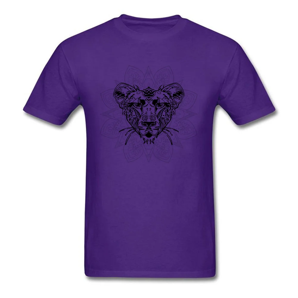Ornement Feline Casual Summer/Autumn 100% Cotton Round Collar Youth Tees Camisa Tee-Shirt New Design Short Sleeve T-shirts Ornement Feline purple
