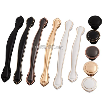 

Elegant Luxury 2PCS European Kitchen Cabinet Door Handles Cupboard Wardrobe Drawer Dresser Wine Cabinet Pulls Handles and Knobs