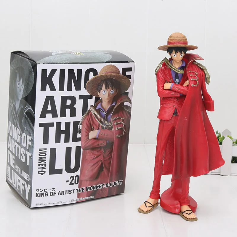 One Piece Monkey D Luffy Figure Toy King Of Artist th Anniversary Luffy 25cm Japanese Anime Chsalon Collectibles