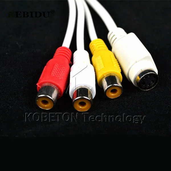 Конвертер Kebidu VGA в S Video 3RCA TV AV Out Кабель адаптер для ПК ноутбуков HD ТВ оптовая