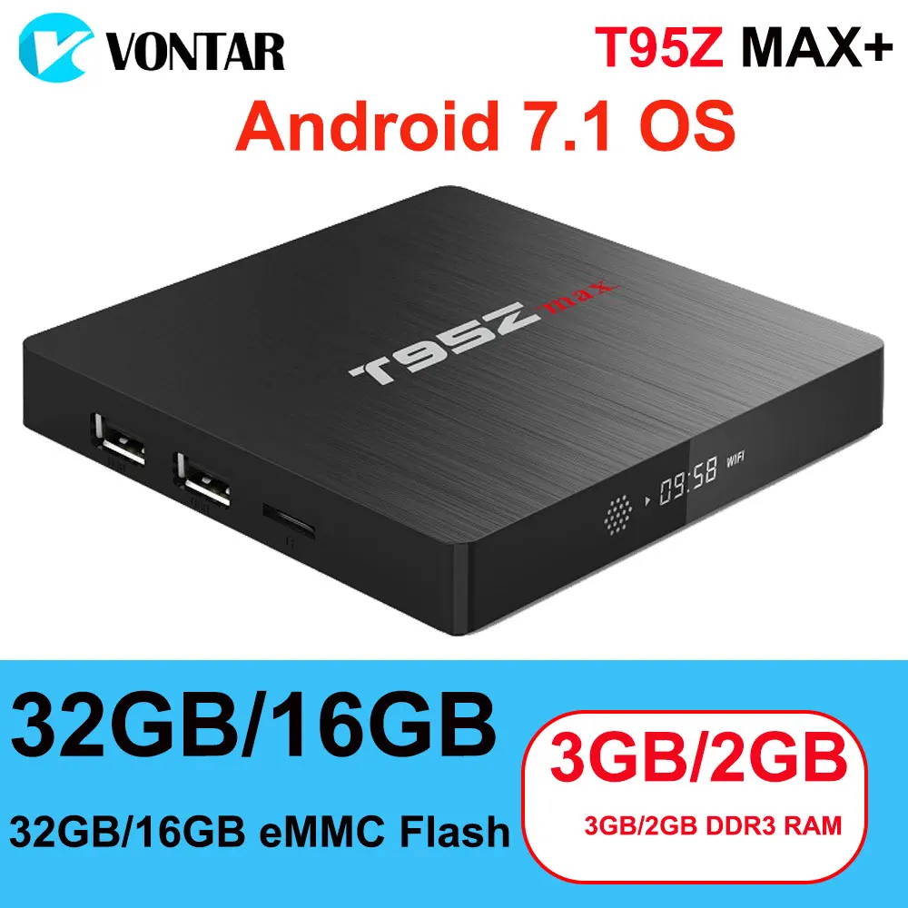 Original T95Z Max Smart Android 7.1 Set Top Box 2GB/3GB RAM 16GB/32GB ROM Octa Core S912 Dual WIFI TV Box HD 4K Media Player Original T95Z Max Smart Android 7.1 Set Top Box 2GB/3GB RAM 16GB/32GB ROM Octa Core S912 Dual WIFI TV Box HD 4K Media Player