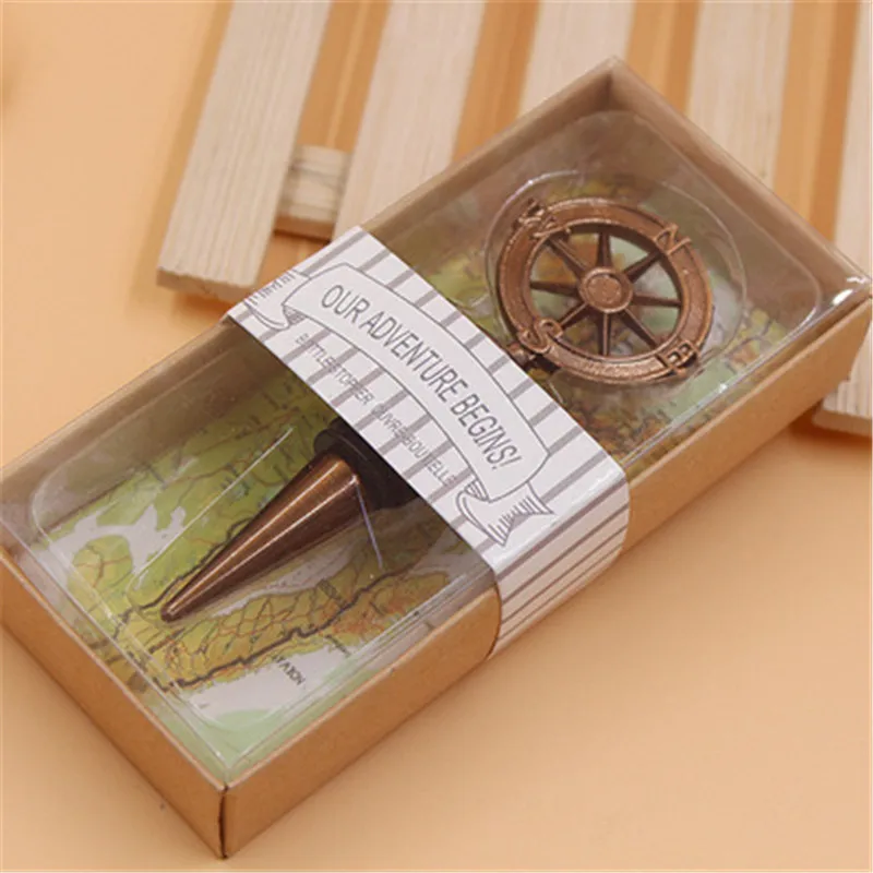 20pcs Creative Wedding Favors and Gifts for Guests Compass Metal Alloy