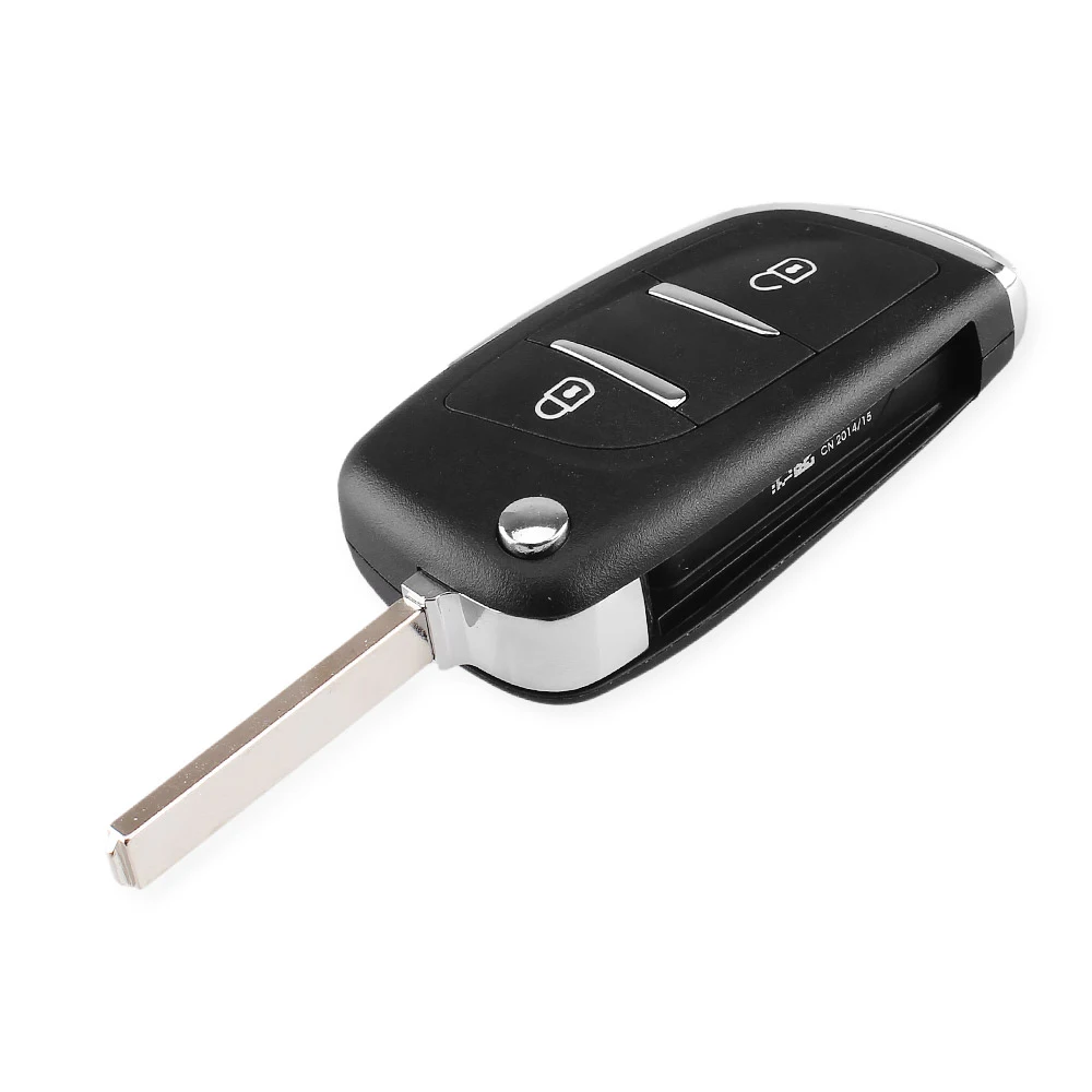 Dandkey CE0536 Modified Flip For Citroen C2 C3 C4 C5 C6 C8 Berlingo Xsara 2/3 Buttons Remote Car Key Case Shell Fob Uncut Blade
