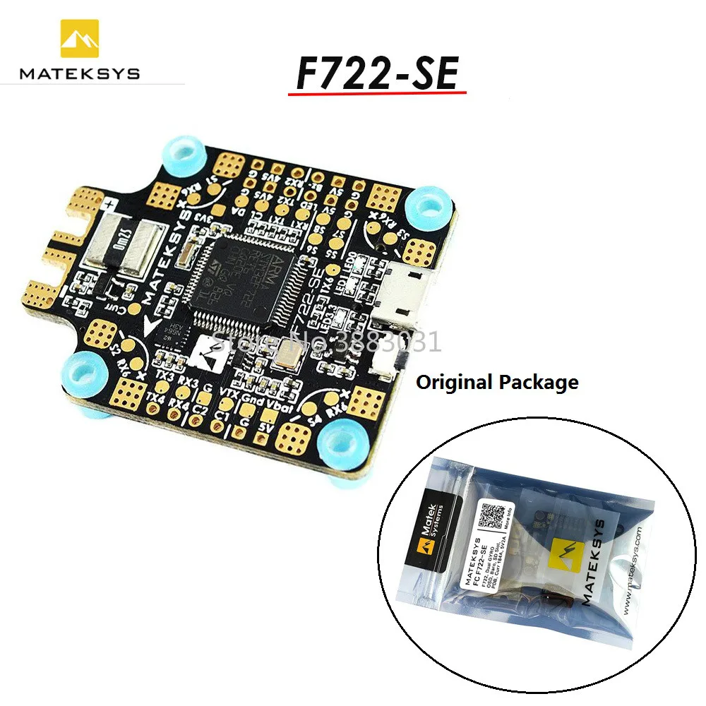 Новое поступление система matek F722 SE F7 двойной контроллер полета AIO OSD BEC Датчик тока