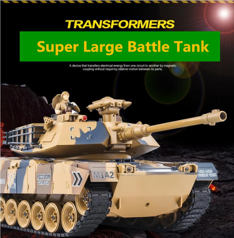 47CM 1:18 Scale Germany 2A6 Russia T90 main Battle RC Tank 789 2.4G Smoke And Bullet Lanuch Army Battle Model Military Tank Toy 2