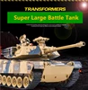 47CM 1:18 Scale Germany 2A6 Russia T90 main Battle RC Tank 789 2.4G Smoke And Bullet Lanuch Army Battle Model Military Tank Toy 2