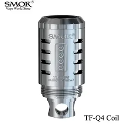 Электронные сигареты испарители SMOK TFV4 Q4 катушки распылитель SMOK Core Vape поле Mod распылительная катушка 5 шт./лот S113