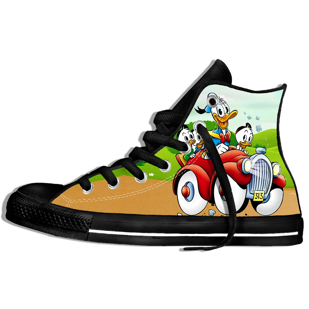 Zaraing Donald Duck Colorblock Women/men Sneakers 2019 Summer Print Cartoon Casual Lightweight Shoes