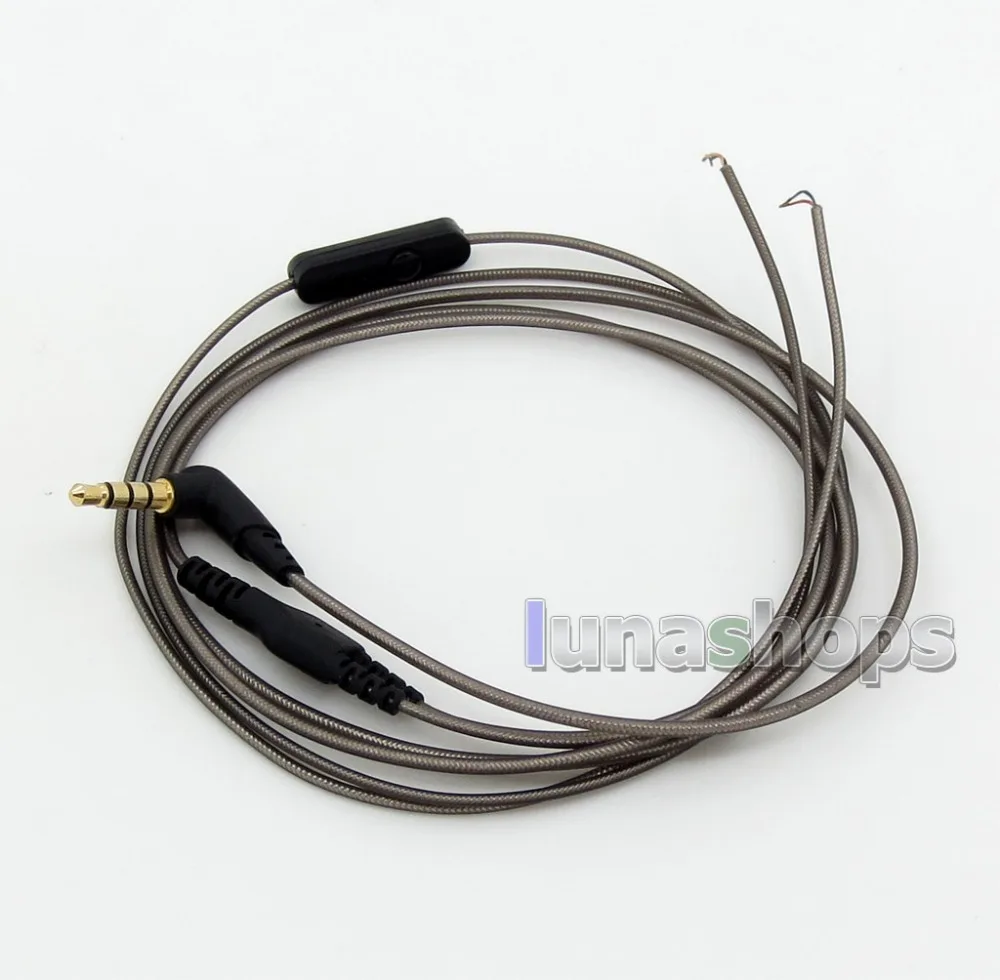 LN005870 полуготовый ТПЭ шкур ремонт наушников DIY коричневый 3 5 мм L образный