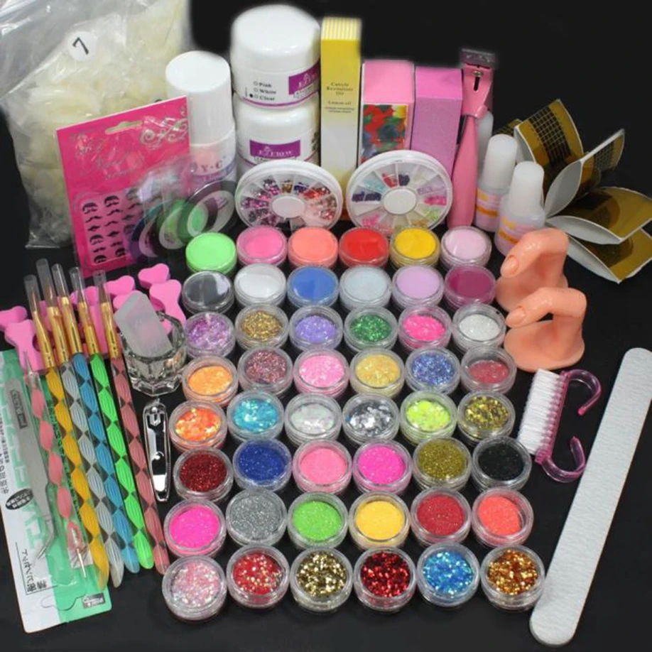 

Hot Fashion Professional Full 36W White Cure Lamp Dryer With 12 Colors UV Gel Nail Art Tools Set Kit Wholesale & Drop Shipping