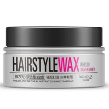 Silver Gray Dynamic Modeling Hair Wax Gel Water Styler Hair Styling Waxes Moderate Products.