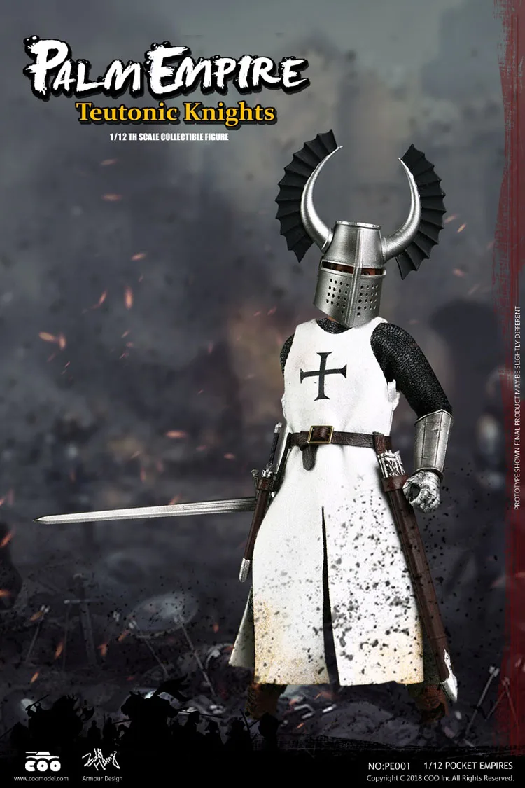 COOMODEL масштаб 1/12 Teutonic Templar хирургическая модель рыцарских воинов Мужская экшн