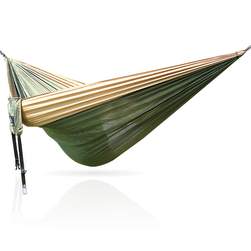 

Double Hammock Camping Survival Hammock Parachute Cloth Portable Double Person Hammock 300*200 CM Ganrden swing