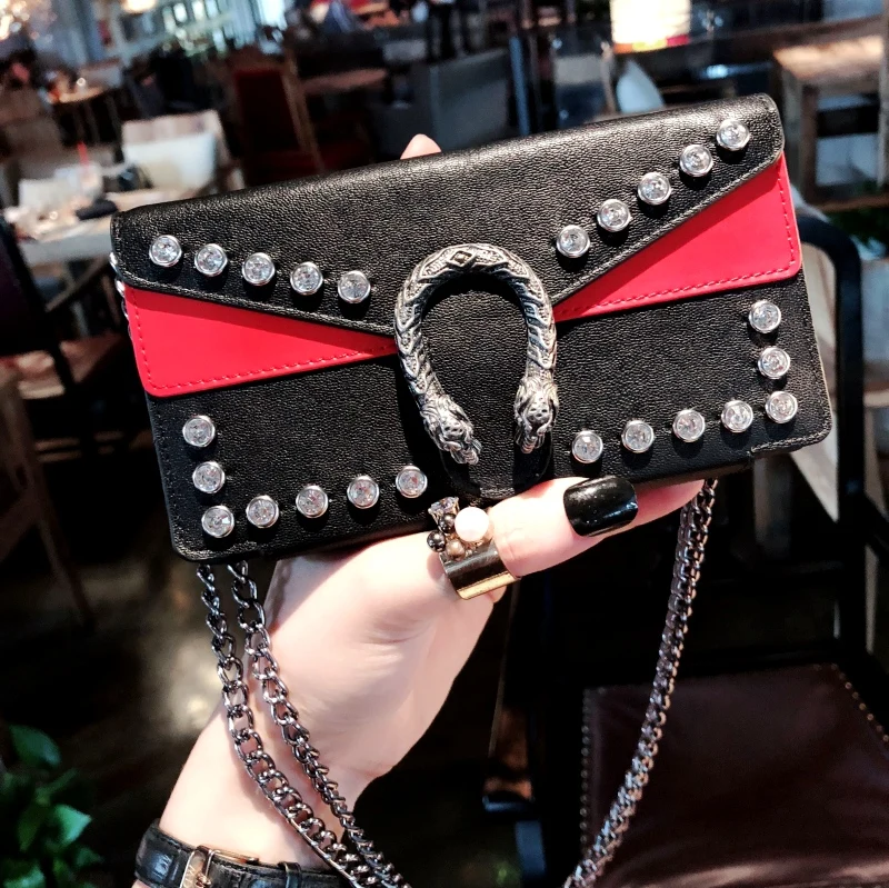 

Fashion Diamond Rivet Card Package Girl Phone Cover Case For Iphone X Xs Max Xr 10 8 7 6 6s Plus Luxury Pu Leather Coque Fundas