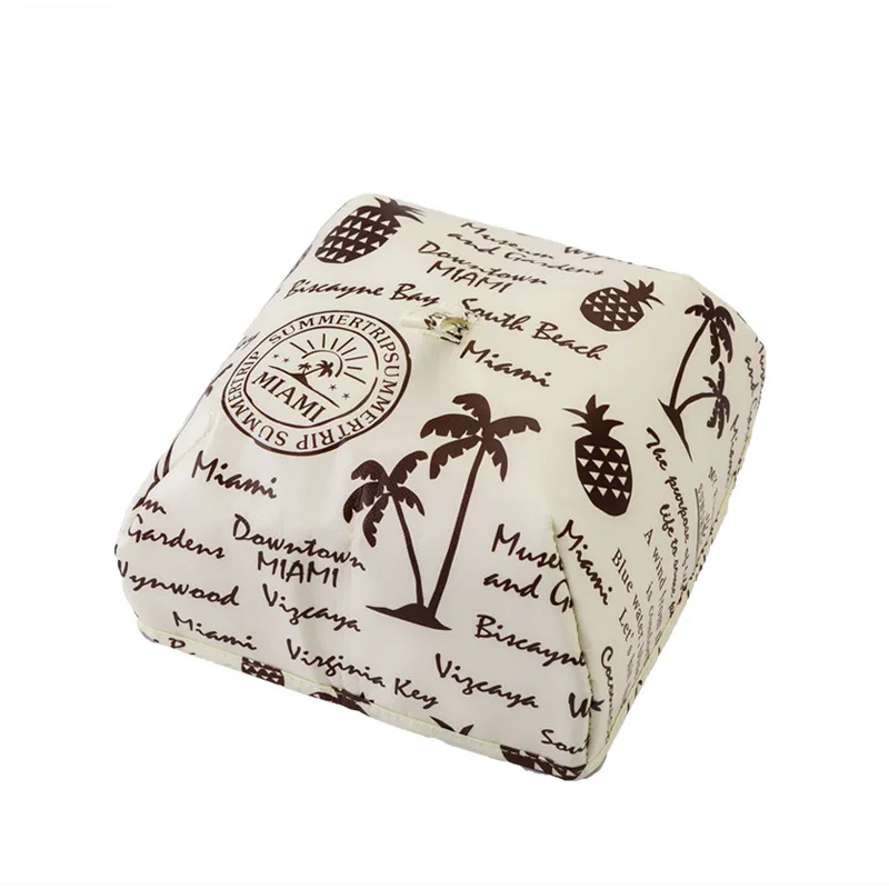 1 шт. 5 стилей кухонные складные крышки для еды зонтик гигиеническая сетка стиль кухонные принадлежности - Цвет: White coconut treeS