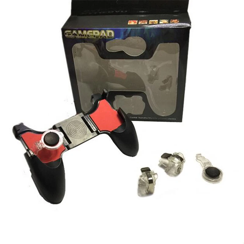 Mobile Game PUBG Controller Gamepad L1 R1 Shooting Triggers PUGB Mobile Game Pad Grip L1R1 Joystick for iPhone Android Huawei