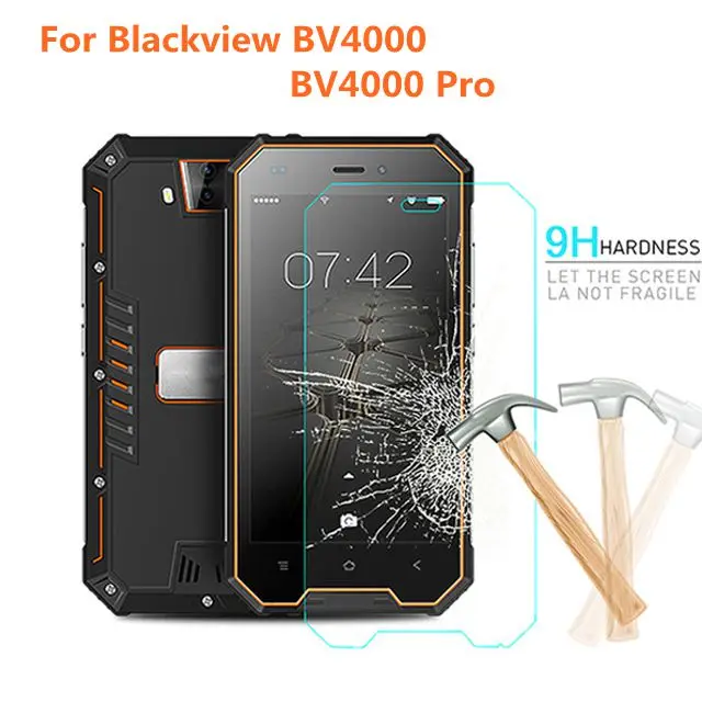 Закаленное стекло с полным покрытием для Blackview BV4000 защитная пленка 9H экрана