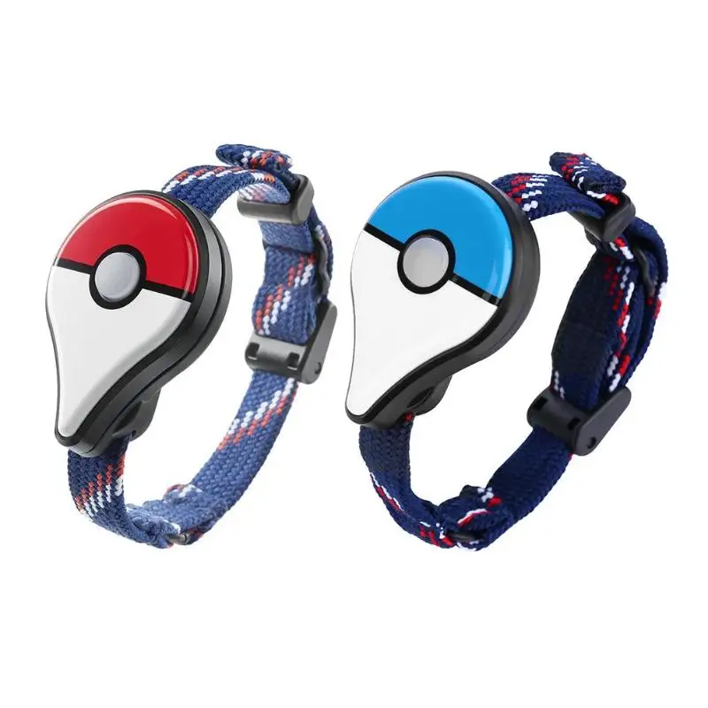 

ALLOYSEED 2Pcs Bluetooth Wristband Bracelet For Pokemon GO Plus Bluetooth Interactive Figure Toys Wrist Band For Pokemon Go Plus