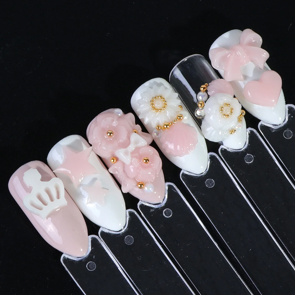 1 шт акриловый лак для ногтей с блеском, прозрачный белый розовый пигмент, Гель-лак для ногтей, аксессуары для декора, BE789-1