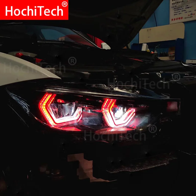 Набор для дневных ходовых огней RGBW разноцветная ICONIC M4 стиль хрустальные глаза