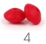 TYRY. HU 50 шт Силиконовые Детские Прорезыватели для зубов 12 ММ ЧЕЧЕВИЦА Abacus жемчужный бисер «сделай сам» для ожерелья, браслетов, ювелирных изделий, жевательных игрушек - Цвет: Scarlet Red