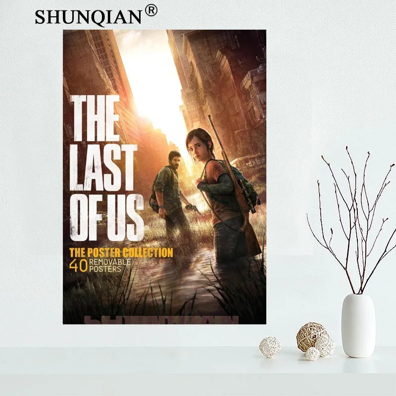 Nice Custom The Last Of Us Canvas Poster Print Painting Art Wall Silk Poster Cloth Print Fabric Poster Muslimah