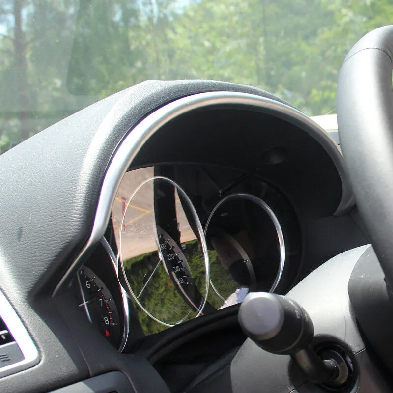 

For Mazda Cx5 KE Matte Finish Silver Instrument Dashboard Panel Trim Cover Strip