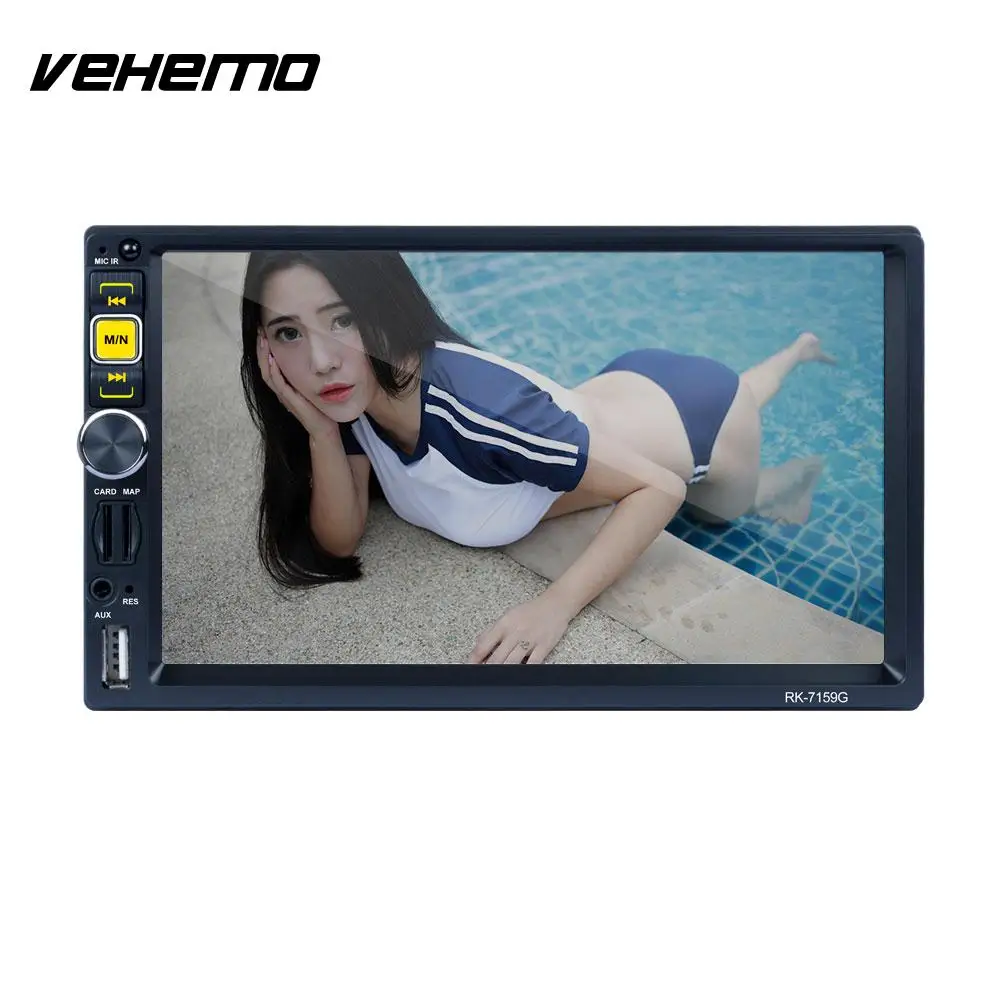 

Vehemo Steering Wheel Remote Control GPS Navigation Function Car MP5 Player Video Player Car Stereo Multimedia Player