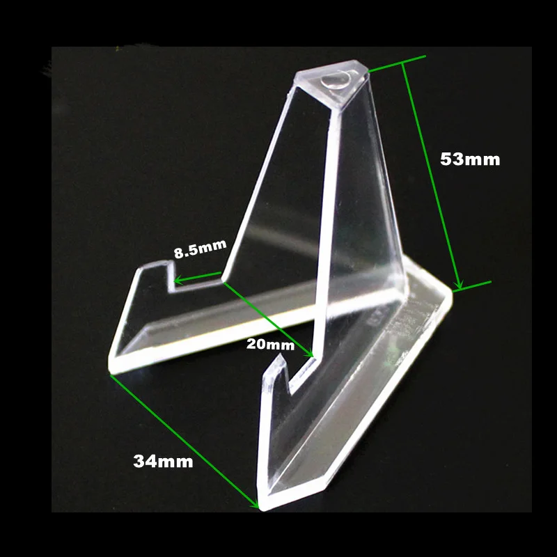 Мини монета Дисплей Стенд 55 мм высота мини мольберты - Цвет: 20pcs a pack