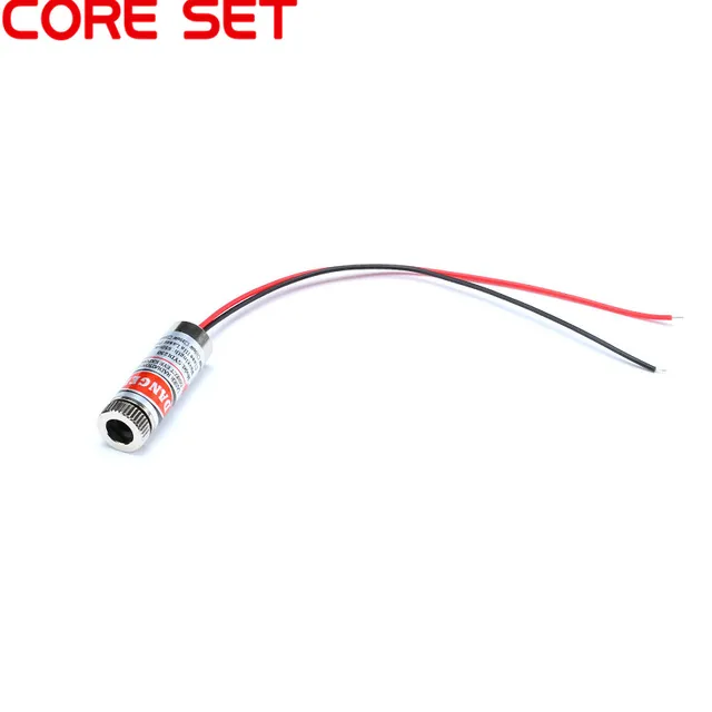 650nm 5mW Red Point / Line / Cross Laser Module Head Glass Lens Focusable Focus Adjustable Laser Diode Head Industrial Class 4