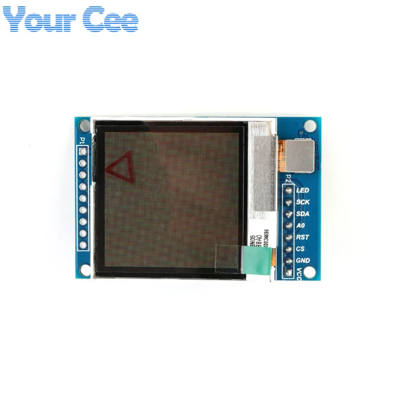 Последовательный ЖК дисплей 1 6 дюйма SPI TFT экран модуля 130*130 SSD1283 видимый под