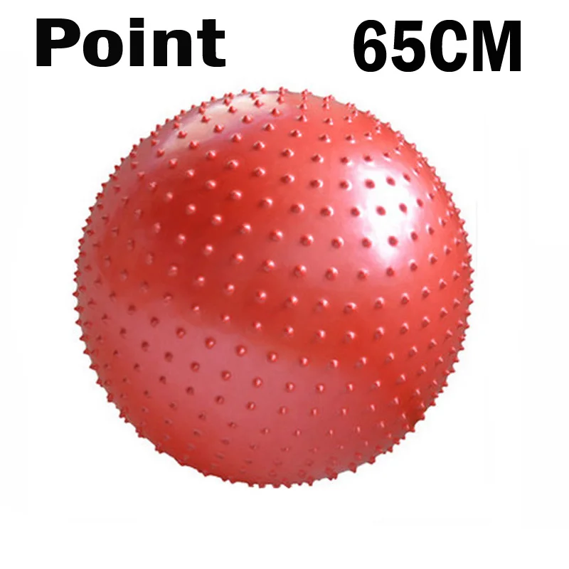 ITSTYLE, спортивные мячи для йоги, для фитнеса, тренажерного зала, фитбол для баланса, пилатеса, тренировки, колючий Массажный мяч, 55 см, 65 см, 75 см, 85 см - Цвет: 65CM Red