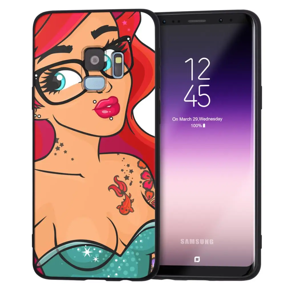 Татуировка для отдыха в ночном клубе, чехол для samsung Galaxy S10 S9 S8 плюс S10e S7 край A6 A8 плюс J7 J5 J3 мягкий силиконовый чехол с бантом - Цвет: H8255