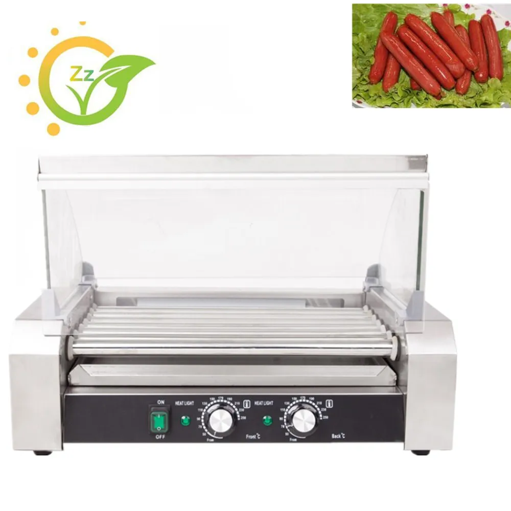 2200W Mini Commercial Hot Dogs Grill Sausage Grill Roasting Machine