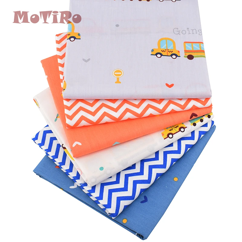 Printed Twill Cotton Fabric for DIY Sewing & Quilting,Cute Cartoon Pattern,Patchwork Quilt Bundle,Sewing Material for Child