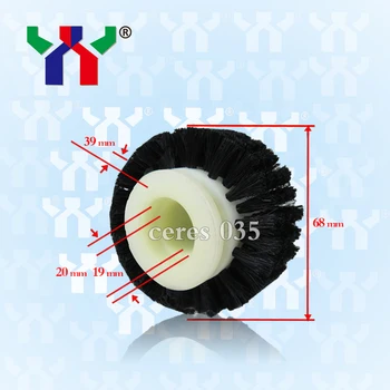

10 pcs/pack ceres 035 Print Area Brush Wheel,Black,19*68*39
