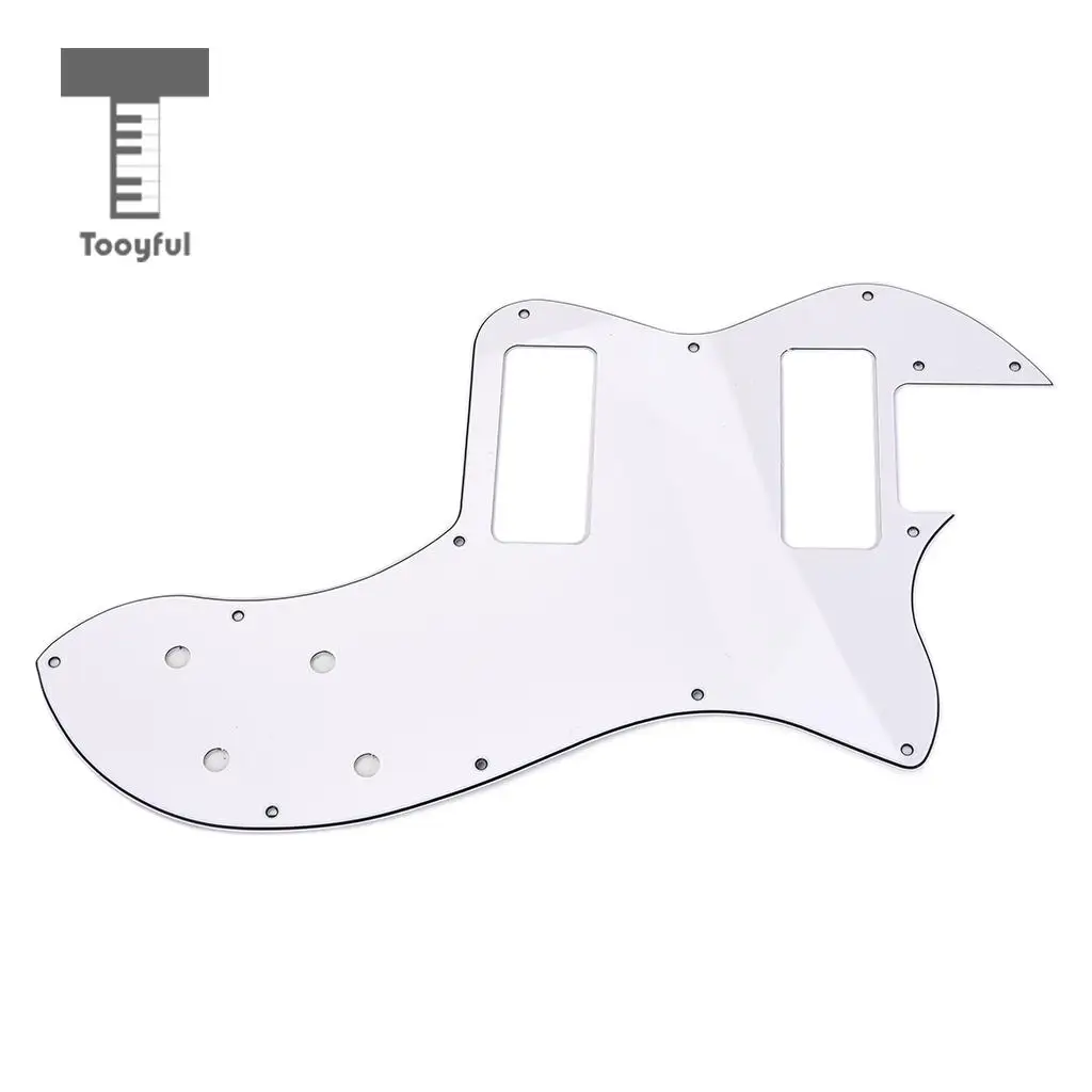 Tooyful 3 слоя против царапин гитара накладка защитная пластина для Telecaster Thinline гитары - Цвет: White