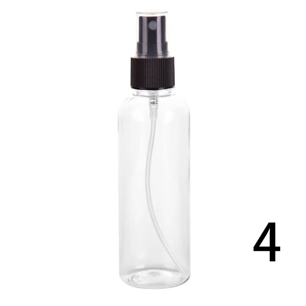 Макияж на каждый день, 100 мл, маленькая пластиковая пустая бутылка-спрей, бутылка для макияжа, увлажняющая вода, дорожный макияж, парфюм, контейнер с распылителем - Цвет: D