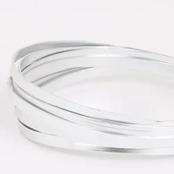 Elegant Silver Aluminum Craft Wire - Soft Metal for Jewelry Making & Floristry - Multiple Thickness Options - Free Shipping (5mm 3m)