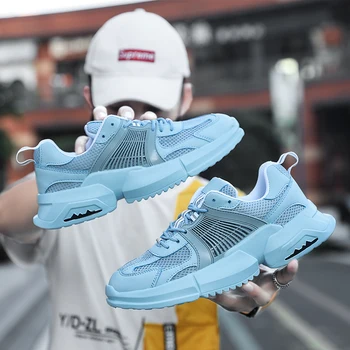 

Casual Men Thick Sole Sneakers Outdoor Walking Jogging Sport Shoes Breathable Running Shoes for Men Gym Sneakers Size 39-44