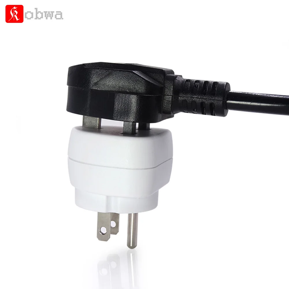 

Kobwa Universal UK to US EU AU DE KR Standrad Power Socket Plug Travel Charger Adapter Converter