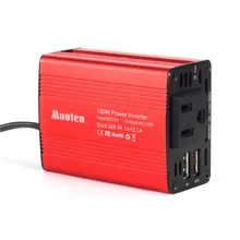 Car Inverters 150W Modified Sine Wave DC 12 V - AC 110V/220V Power Inverte AC DC Converter Adapter US Plug Car Power Inverter Car Inverters 150W Modified Sine Wave DC 12 V - AC 110V/220V Power Inverte AC DC Converter Adapter US Plug Car Power Inverter