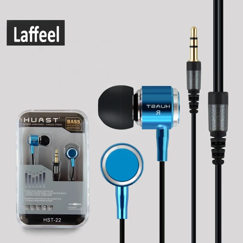 Brand Professional HiFi In Ear Earphones Metal heavy bass sound quality