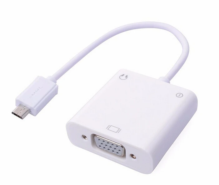 MHL To VGA Adapter Converter Micro USB To VGA Audio MHL HD Adapter With Audio Cable For Mobile