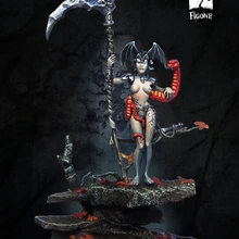 [Loong Way Miniatures] Figone Malekys, queen of death 32 мм(не inculd the base) полимерная миниатюра